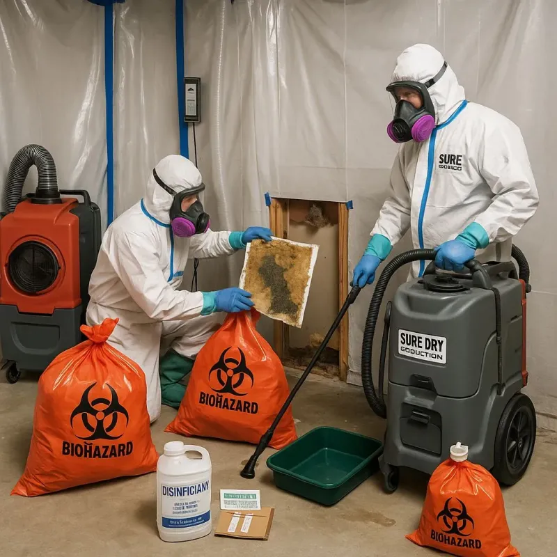 Contaminated Water Handling Protocols process in Durham, CT